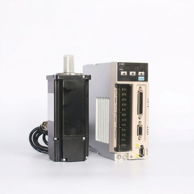 Brushless AC servo motor candidate for integrated wireless-drive projects