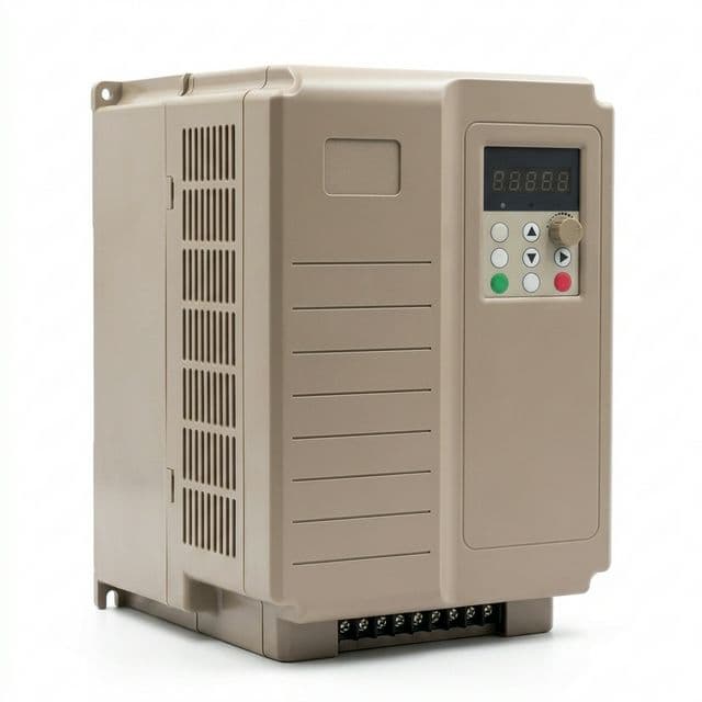 VFD inverter setup used for AC motor PID loop commissioning and tuning