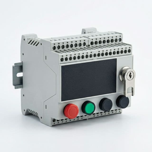 Safety relay for emergency stop circuits